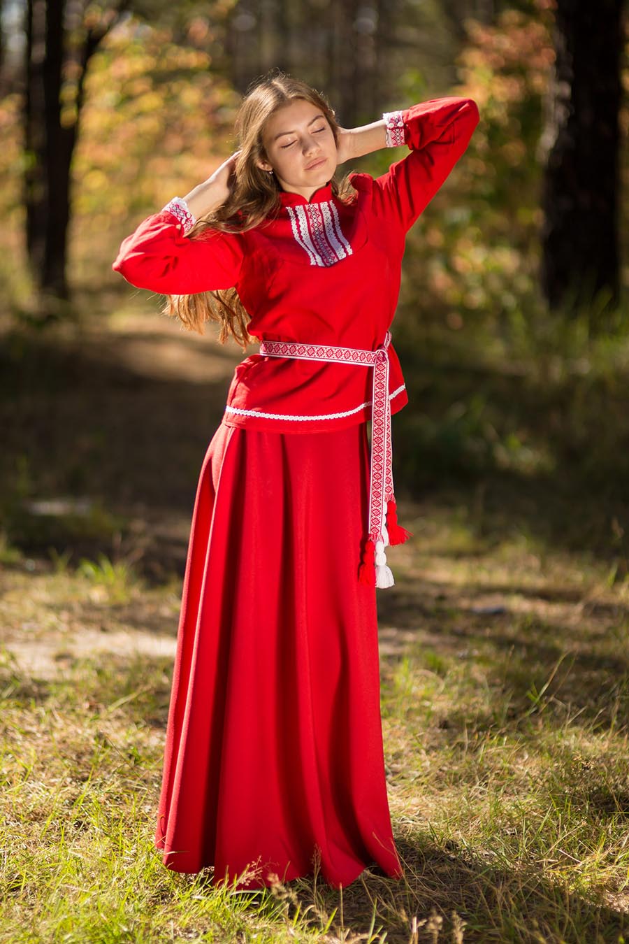 Underwear Women in Slavic costumes in Novosibirsk